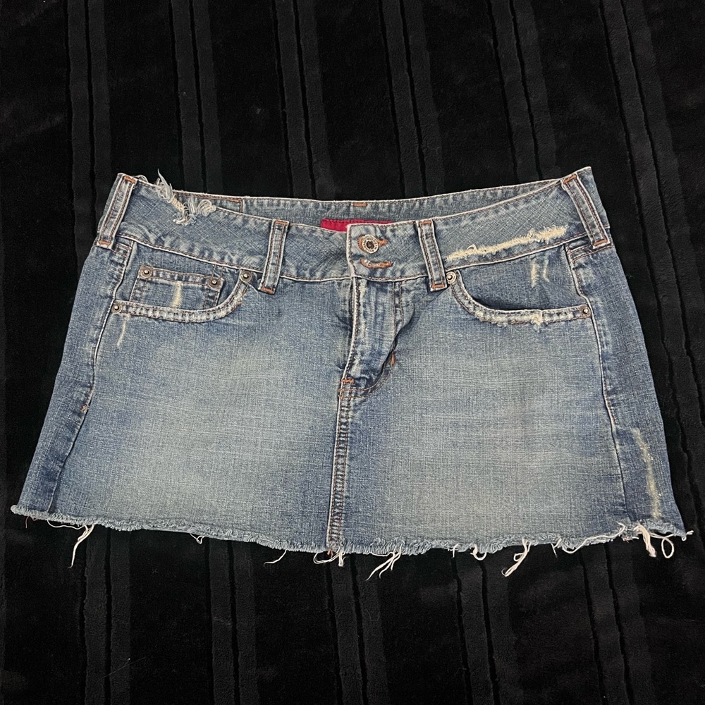 Denim Mini Skirt